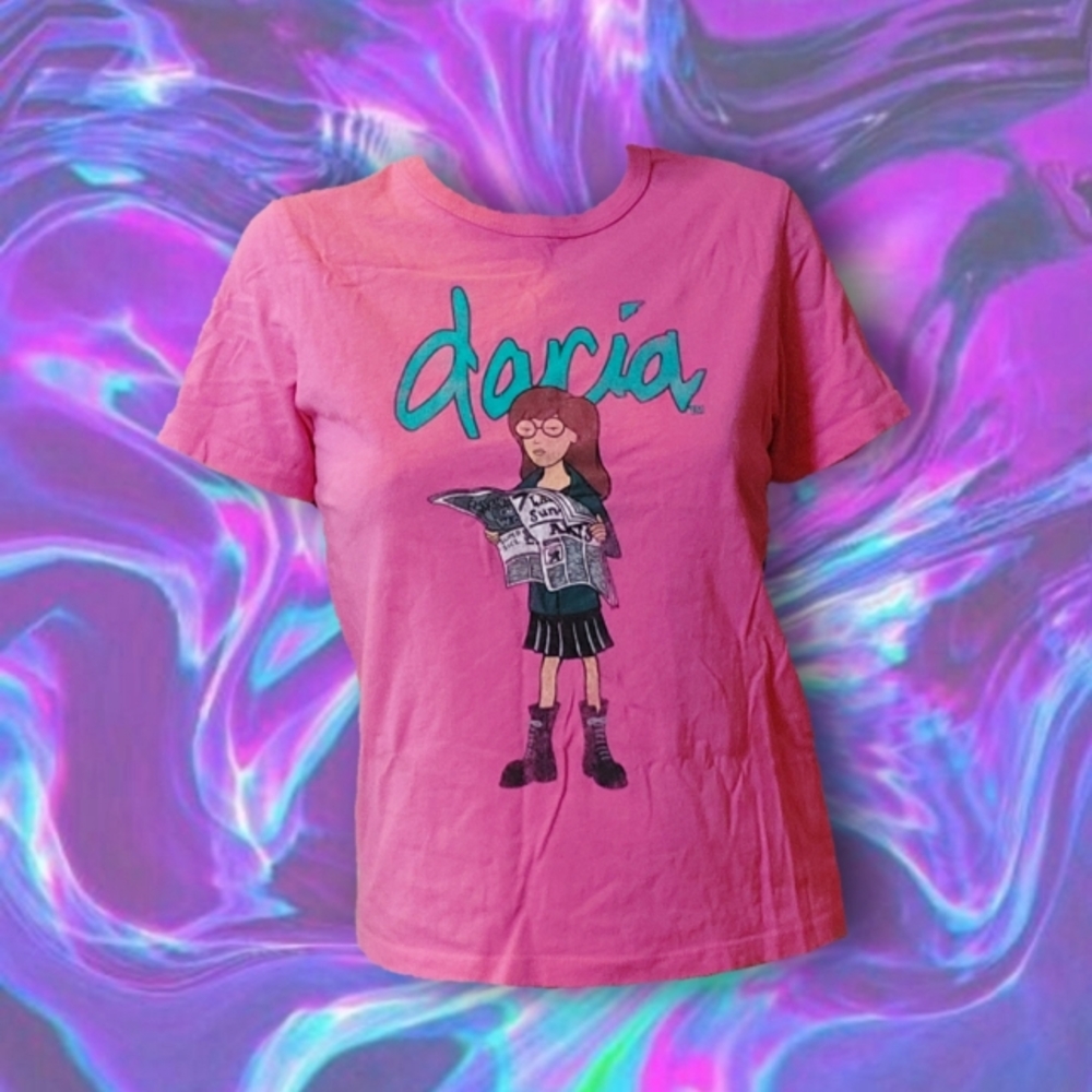 Hot Pink Daria MTV T-Shirt
